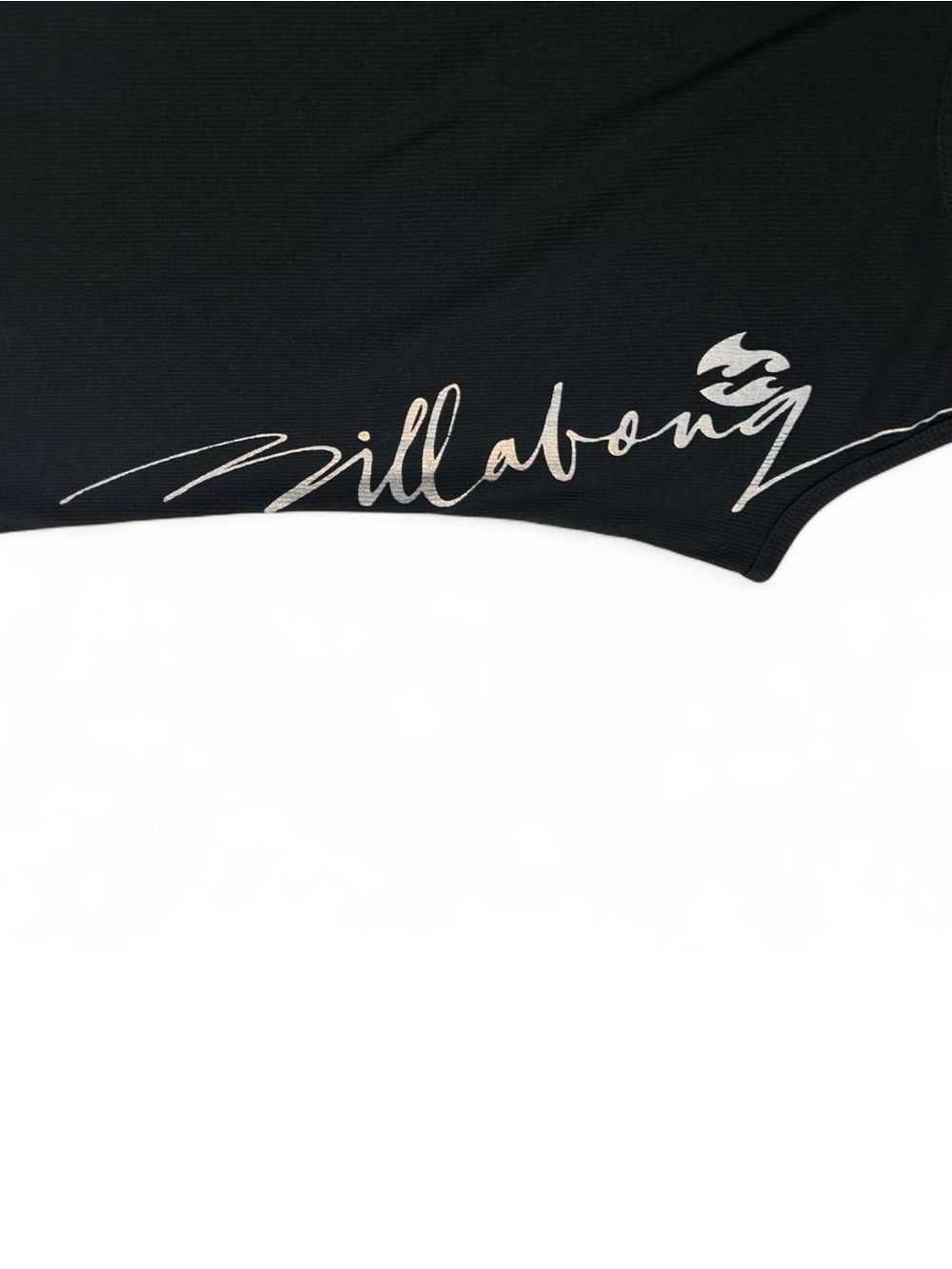 Y2K 2000s Billabong Reflective Logo Black Tank Top - Picture 7 of 7